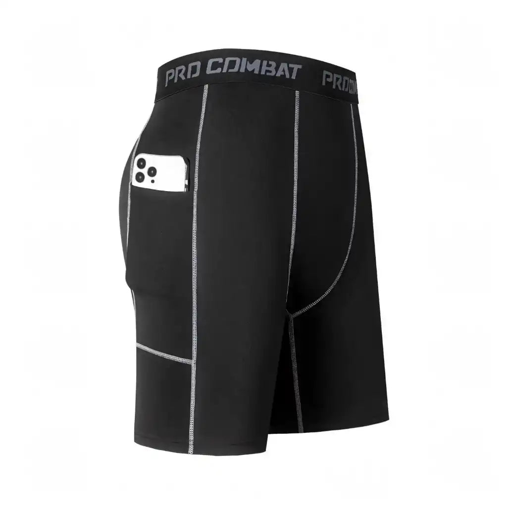 Bermuda Masculina de Compressão com Bolso