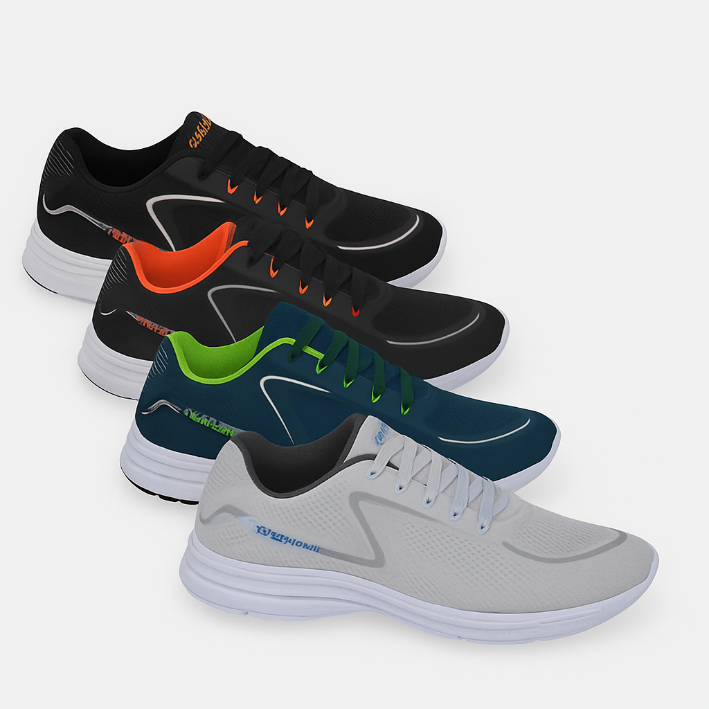 Kit 4 Pares Tênis Esportivos Masculino
