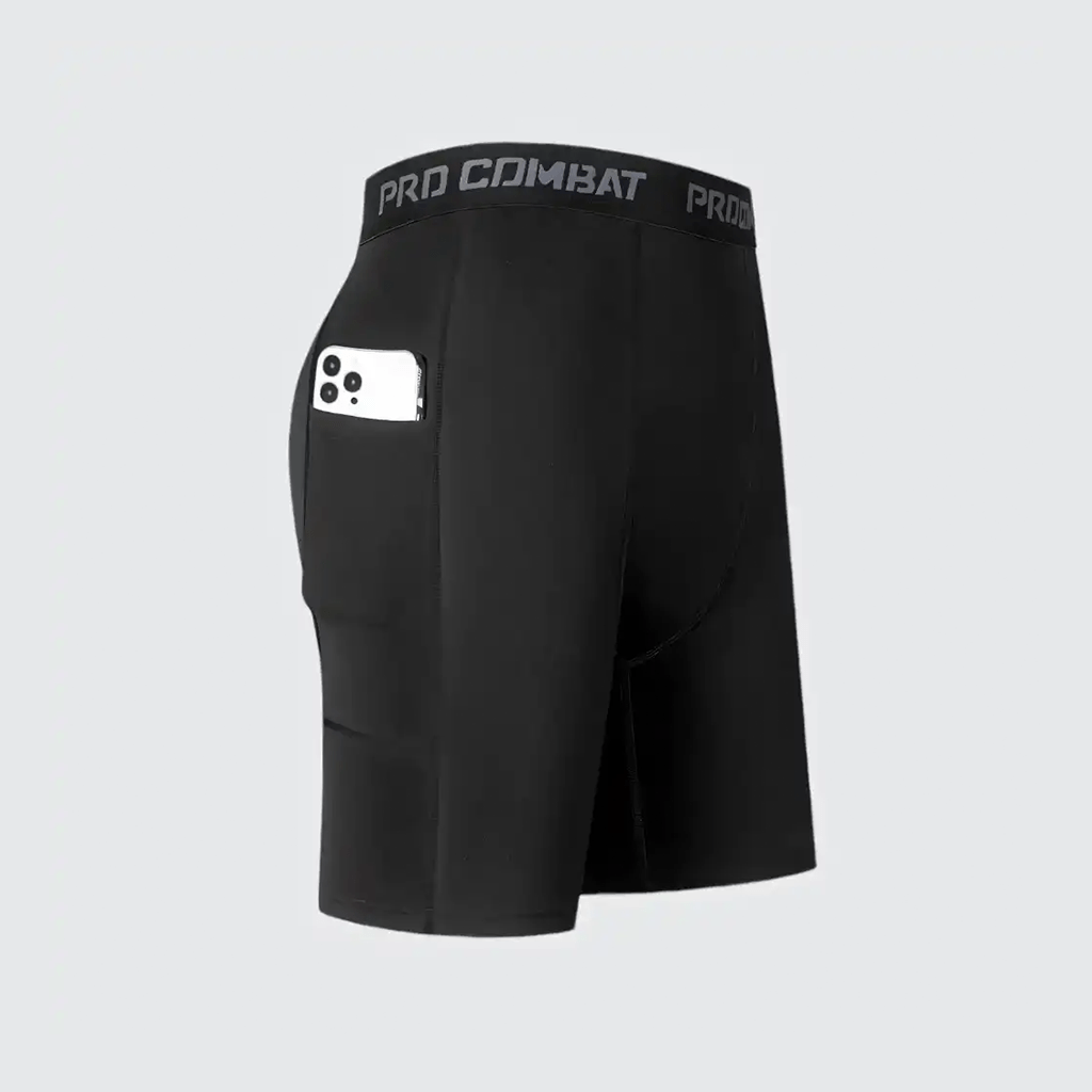 Bermuda Masculina de Compressão com Bolso