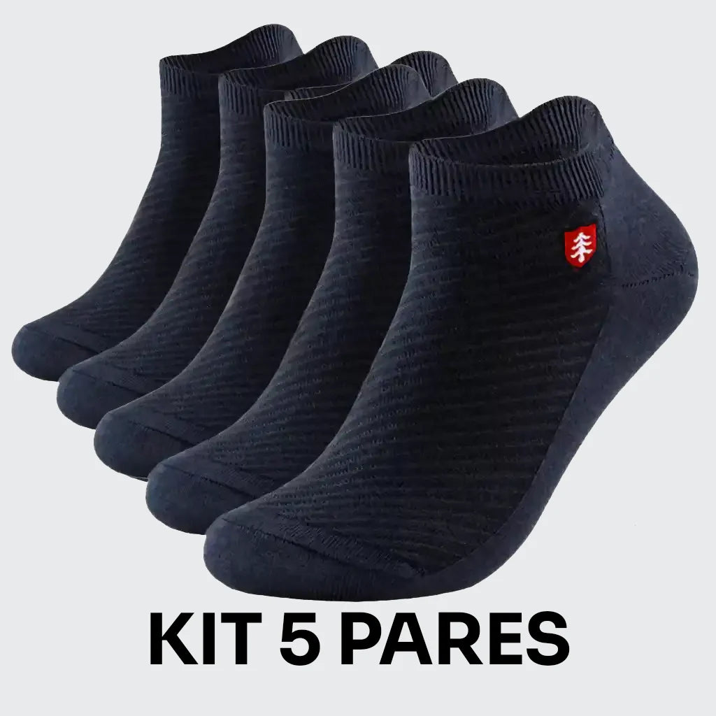 Kit 5 Pares Meias Anti-Odor Comfort